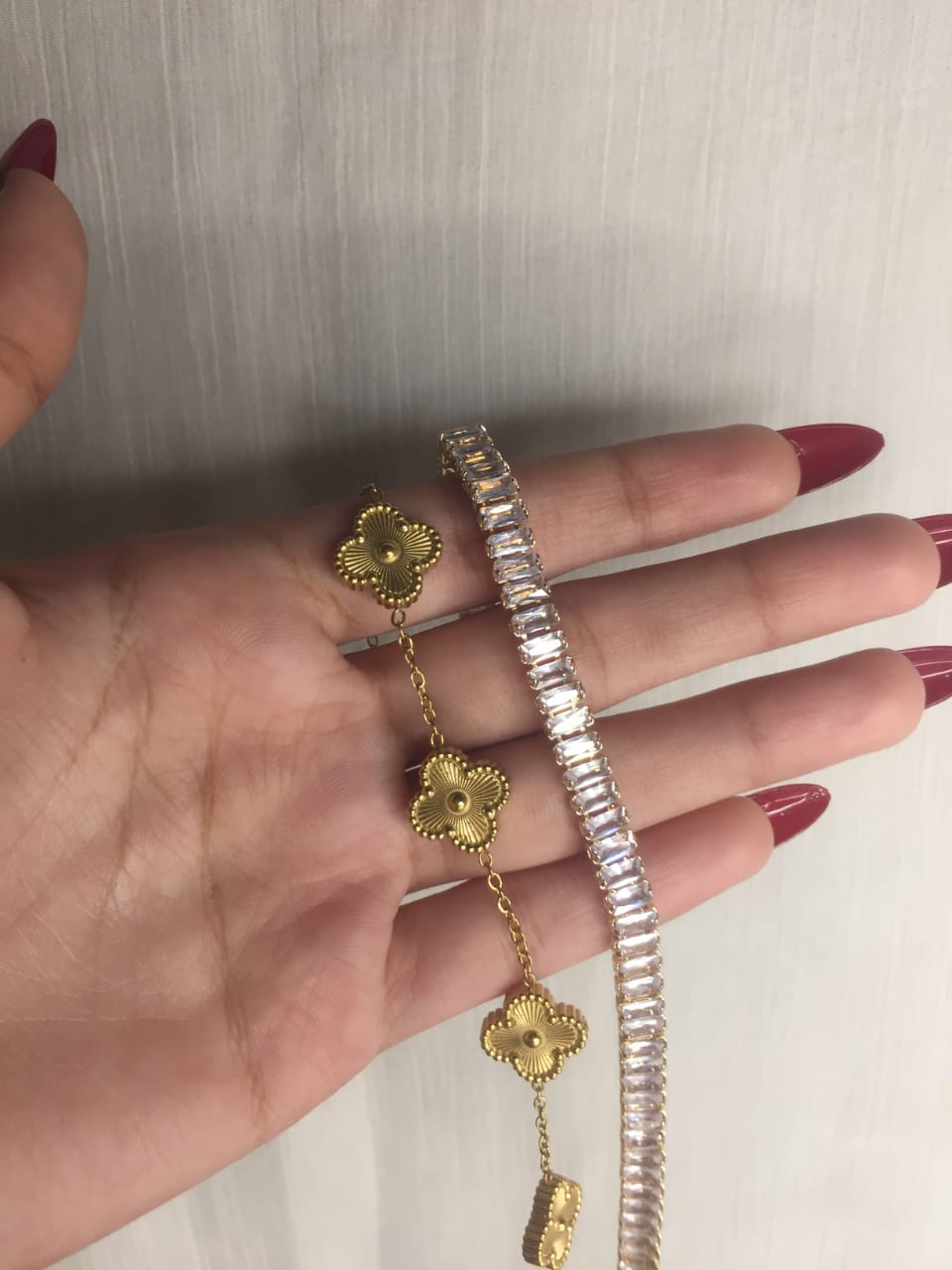 Gold Floral Bracelet