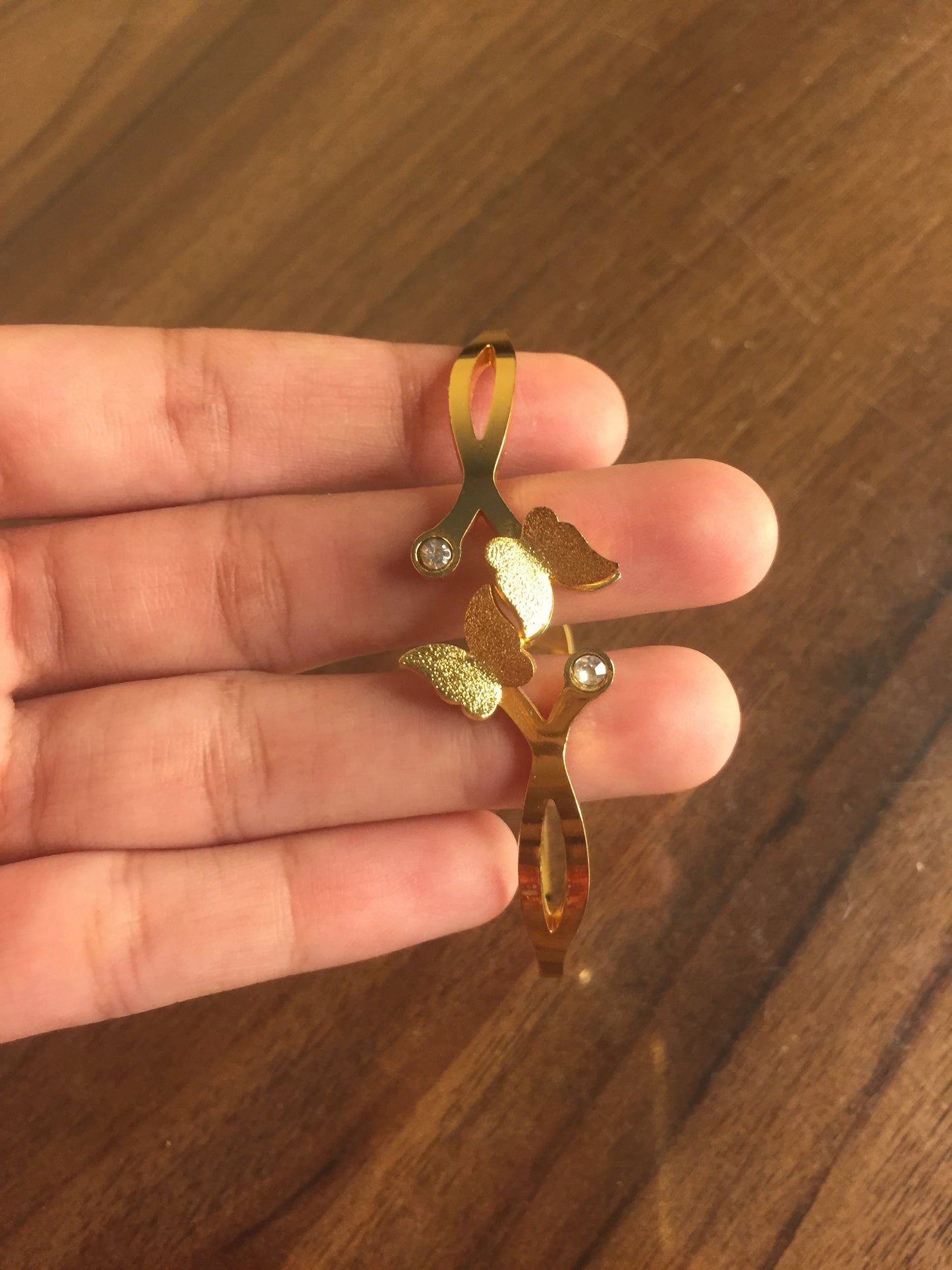 Golden Butterfly Charm Bracelet