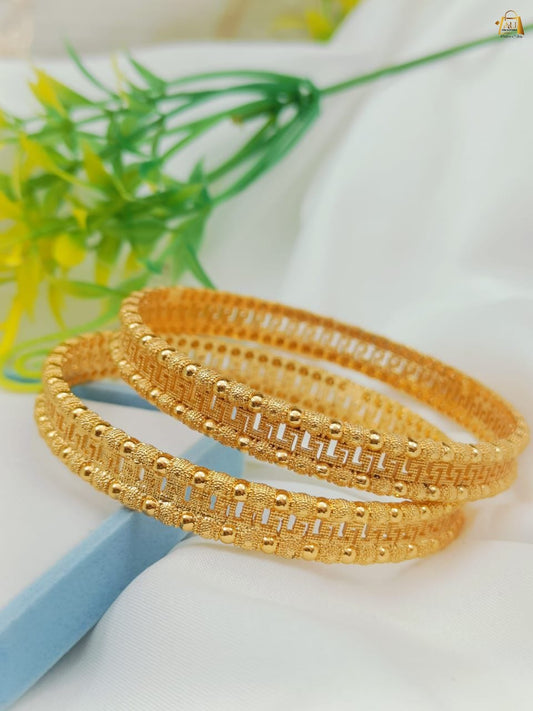 Gold plated bangles pair ✨