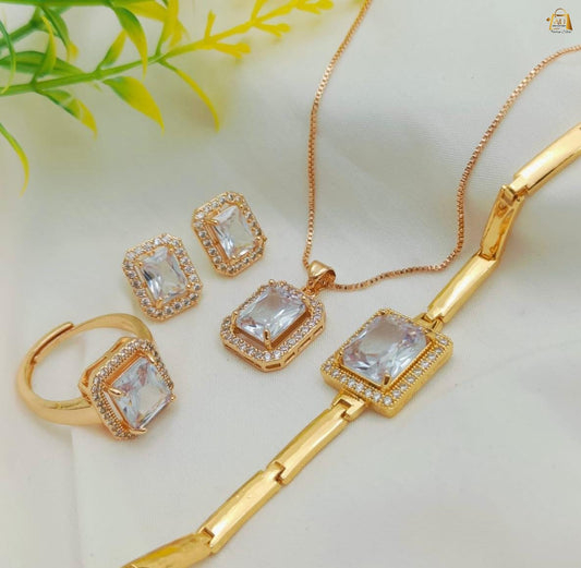 Premium Gold Plated Combo Set ❤️