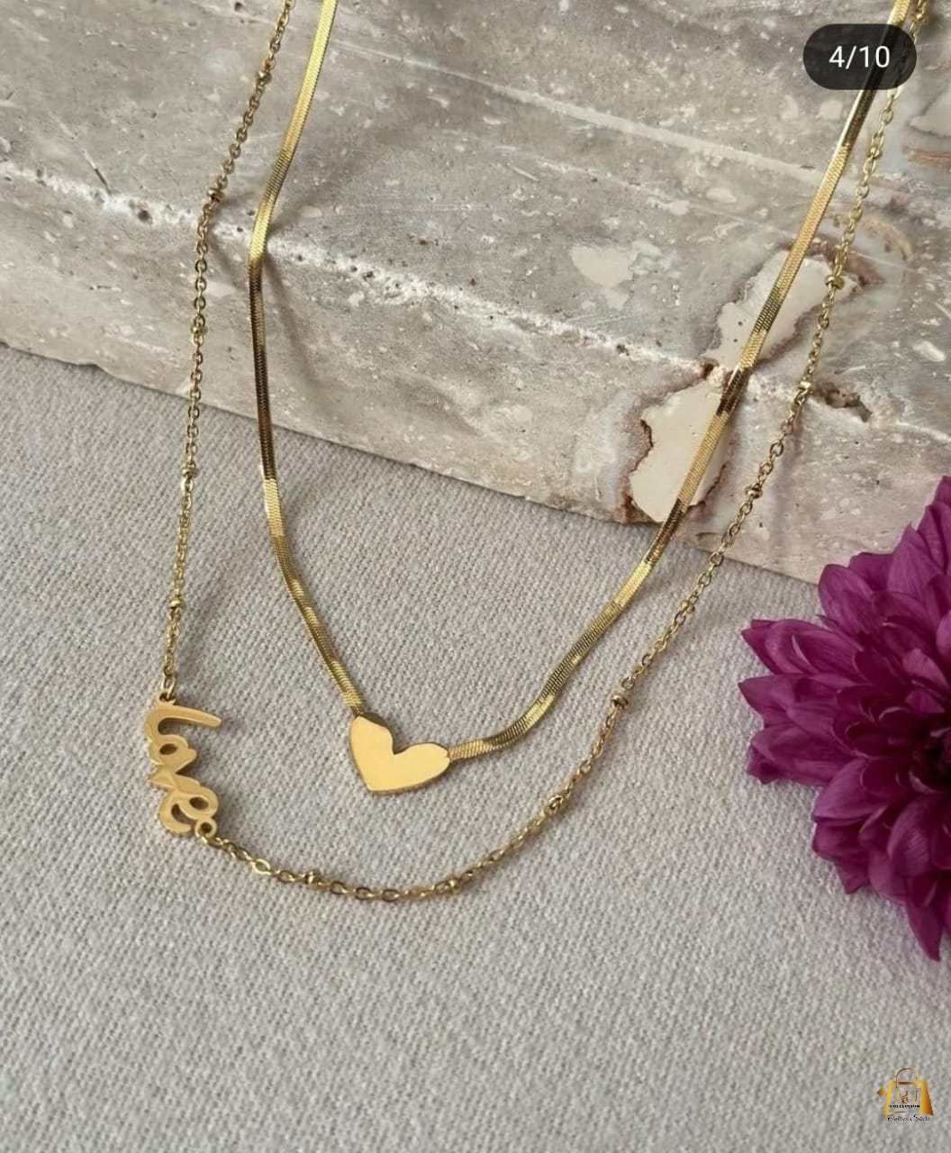 Double chain pendant ✨