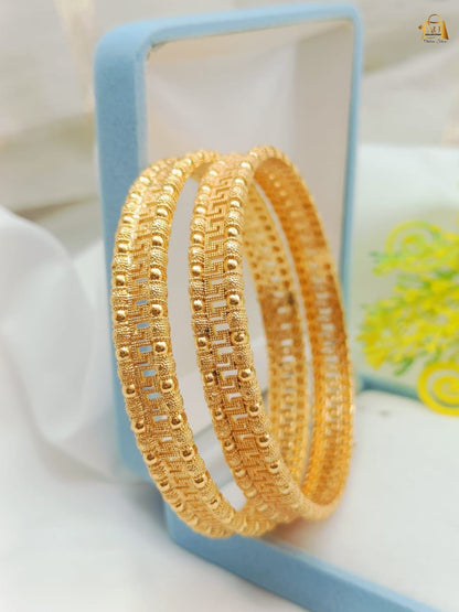 Gold plated bangles pair ✨