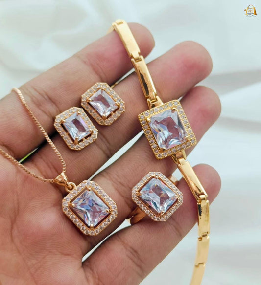 Premium Gold Plated Combo Set ❤️