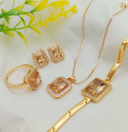 Premium Gold Plated Combo Set ❤️