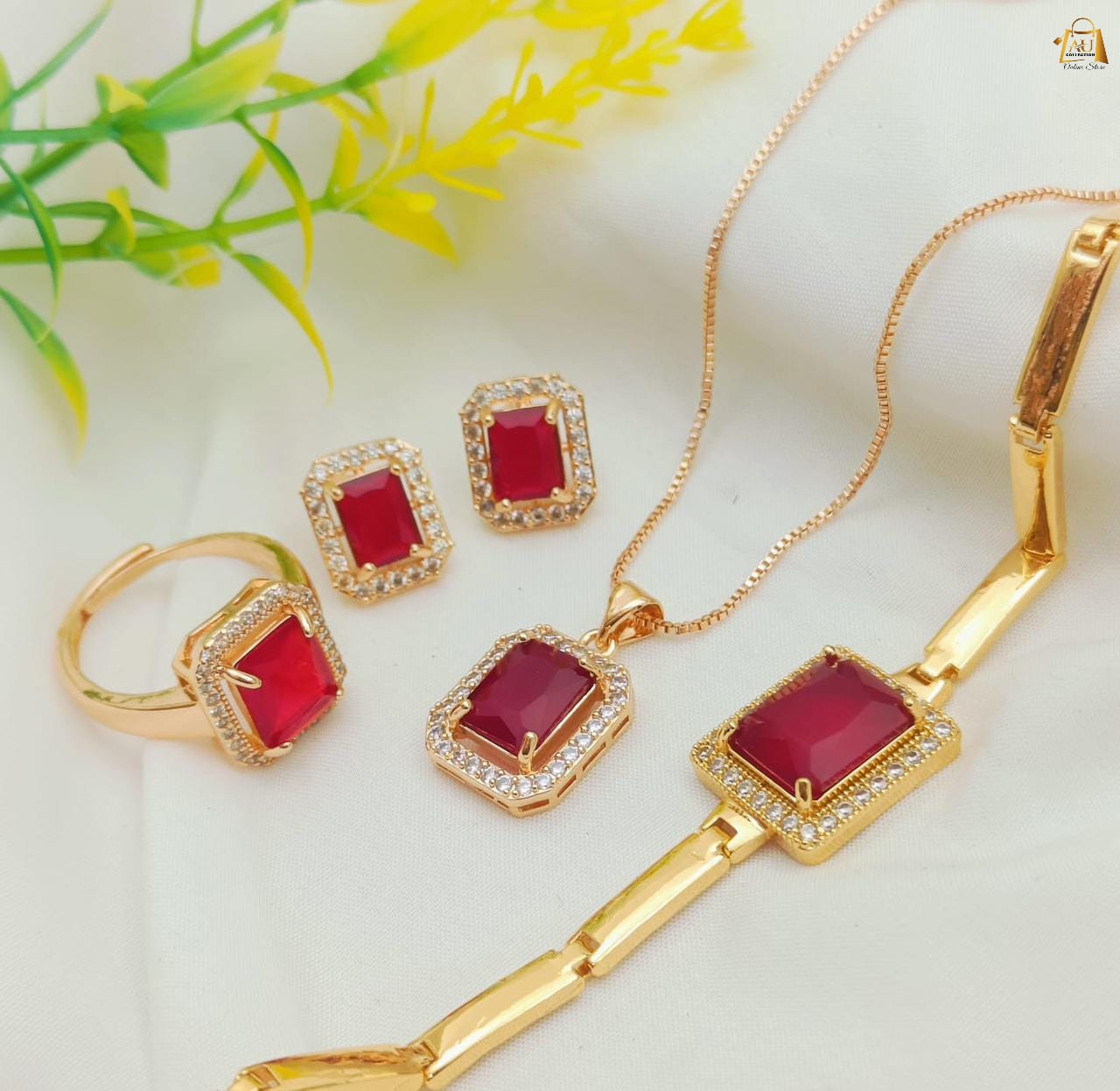 Premium Gold Plated Combo Set ❤️